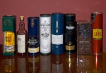 Various Scotch whiskies