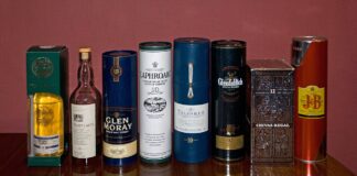 Various Scotch whiskies