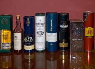 Various Scotch whiskies